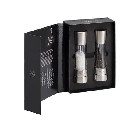Derwent Salt & Pepper Mill Set, Stainless Steel (Cole & Mason)