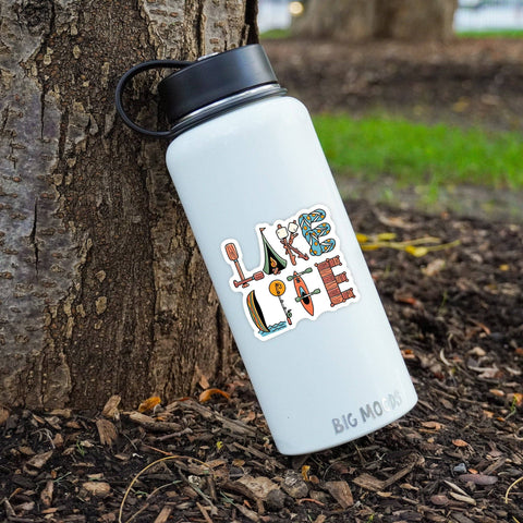 Lake Life Lettering Sticker (Big Moods)