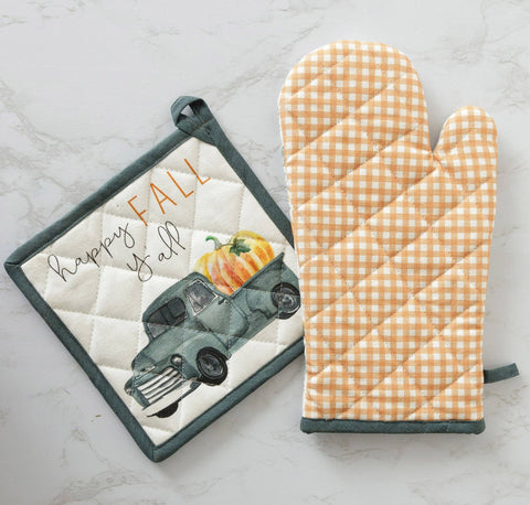 Pick Of The Patch - Oven Mitt And Pot Holder (Audrey's)