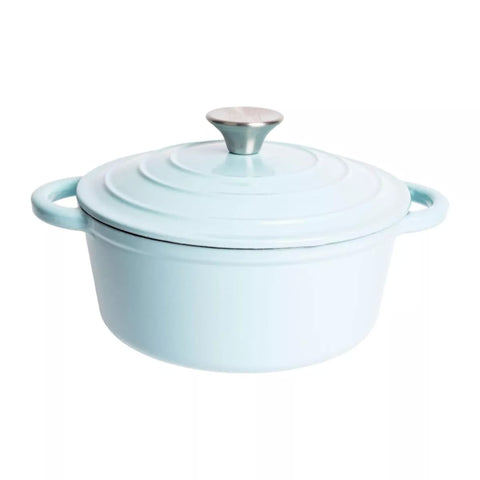 Enameled Dutch Oven Light Blue 2.8qt (Lexi Home)