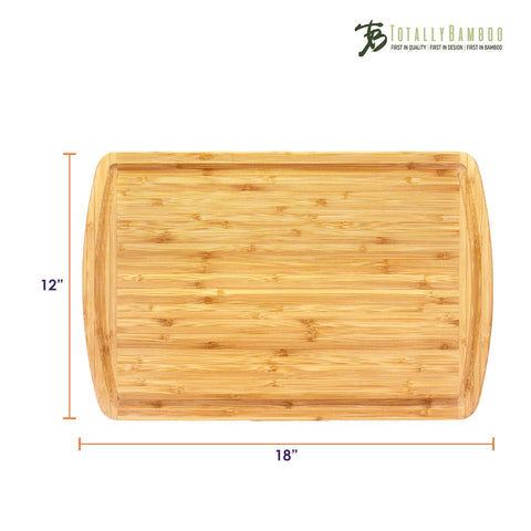 Malibu Groove Cutting Board with Juice Groove (Totally Bamboo)