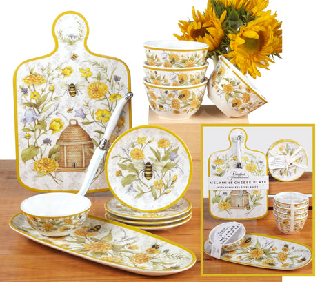 Bee Sweet Gift Melamine Oval Tray (Certified International)