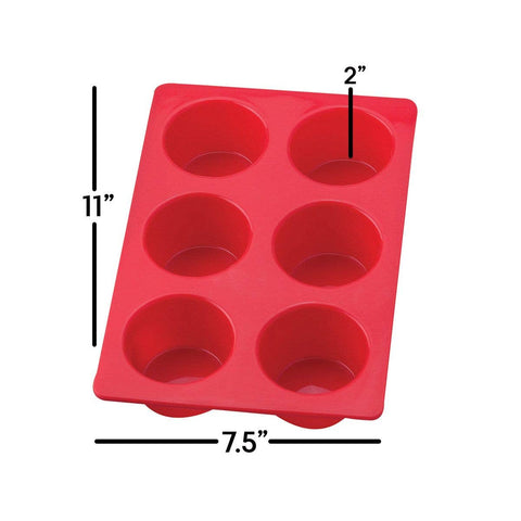 Baking Silicone Muffin Pan, 6 Cup (Mrs. Anderson)