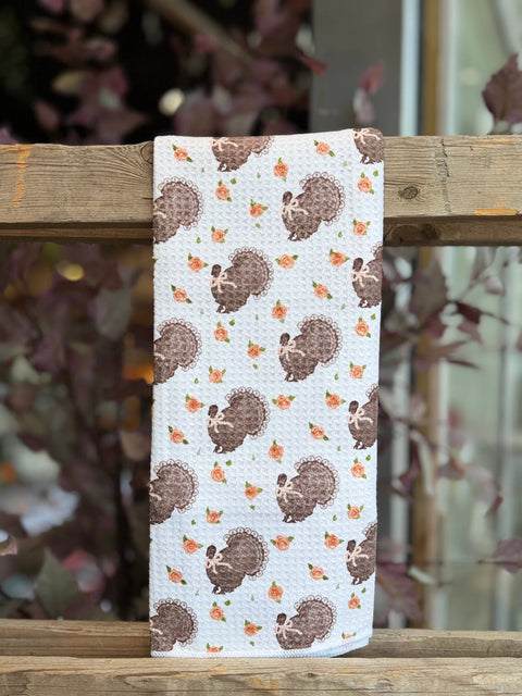Turkey Trot - Hand/Tea Towel (ROOM and PORCH)